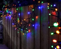 WeRChristmas Cluster Lights^180 Chasing Cluster Light String, Multi-Coloured