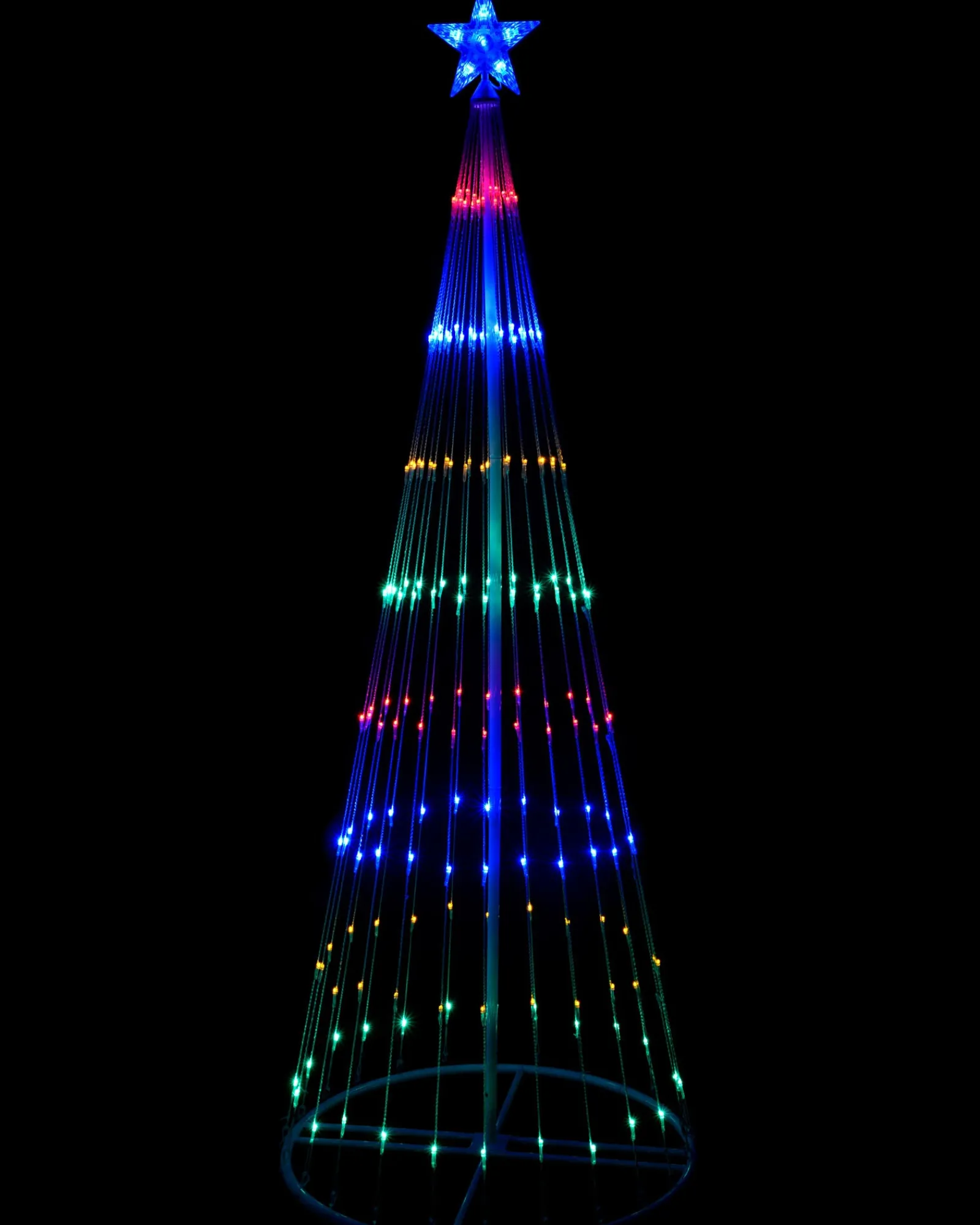 WeRChristmas Tree Silhouettes^Animated Flashing Pop-Up Christmas Tree, 190 Cm