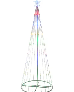 WeRChristmas Tree Silhouettes^Animated Flashing Pop-Up Christmas Tree, 190 Cm