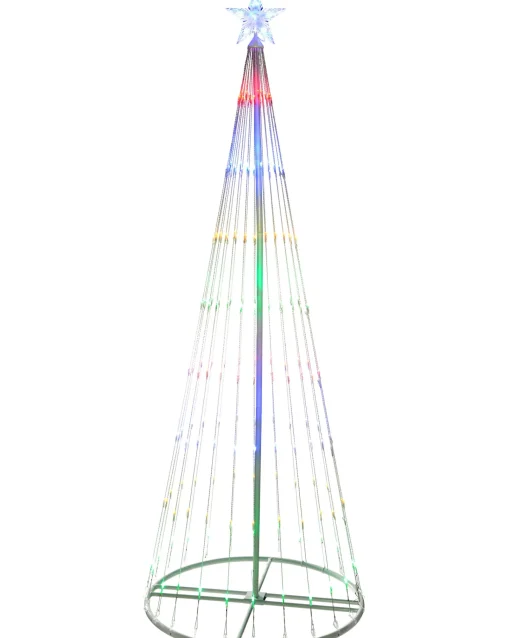 WeRChristmas Tree Silhouettes^Animated Flashing Pop-Up Christmas Tree, 190 Cm