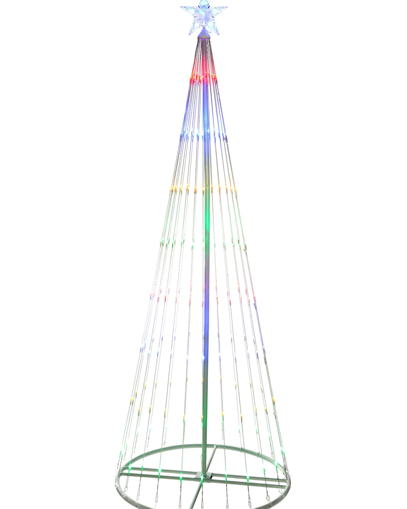 WeRChristmas Tree Silhouettes^Animated Flashing Pop-Up Christmas Tree, 190 Cm