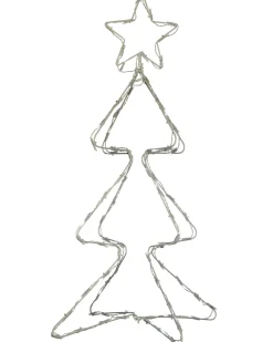 WeRChristmas Tree Silhouettes^Animated Multi-Function Christmas Tree Silhouette, 80 Cm