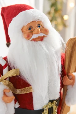WeRChristmas Novelty|Figurines^Animated Musical Standing Santa Figurine, 45 Cm