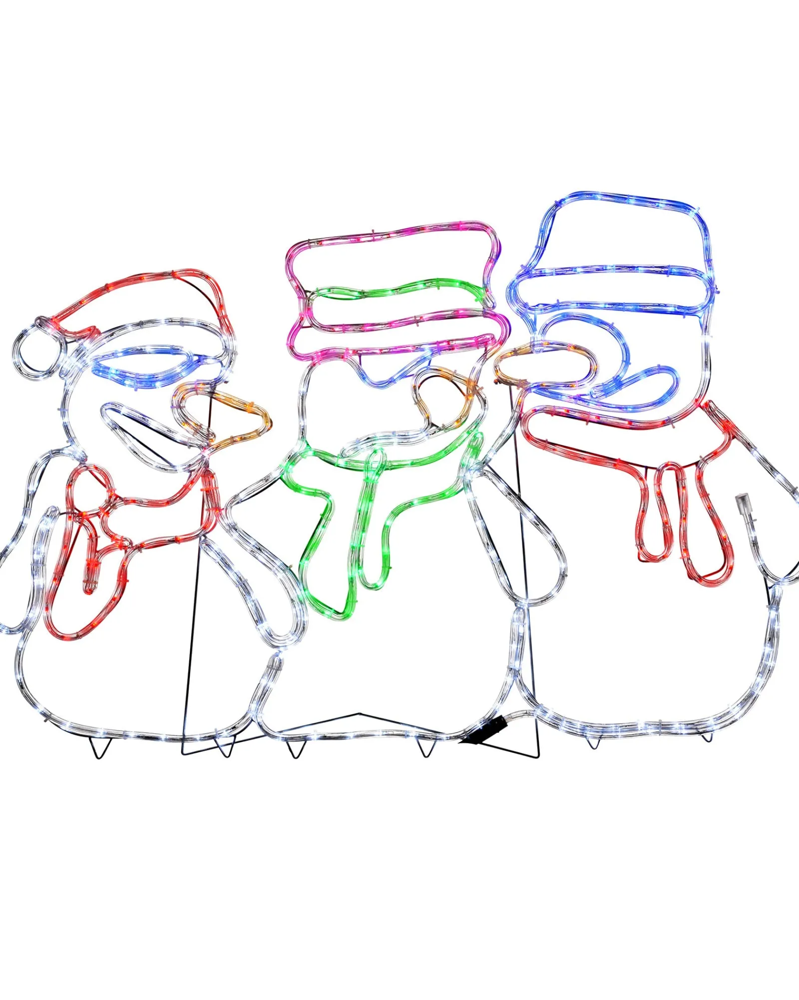 WeRChristmas Christmas Characters^Animated Snowman Rope Light Silhouette, 105 Cm
