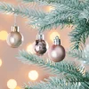 WeRChristmas Shatterproof Baubles^Baby Pink Shatterproof Baubles, 36 Pack, 3 Cm