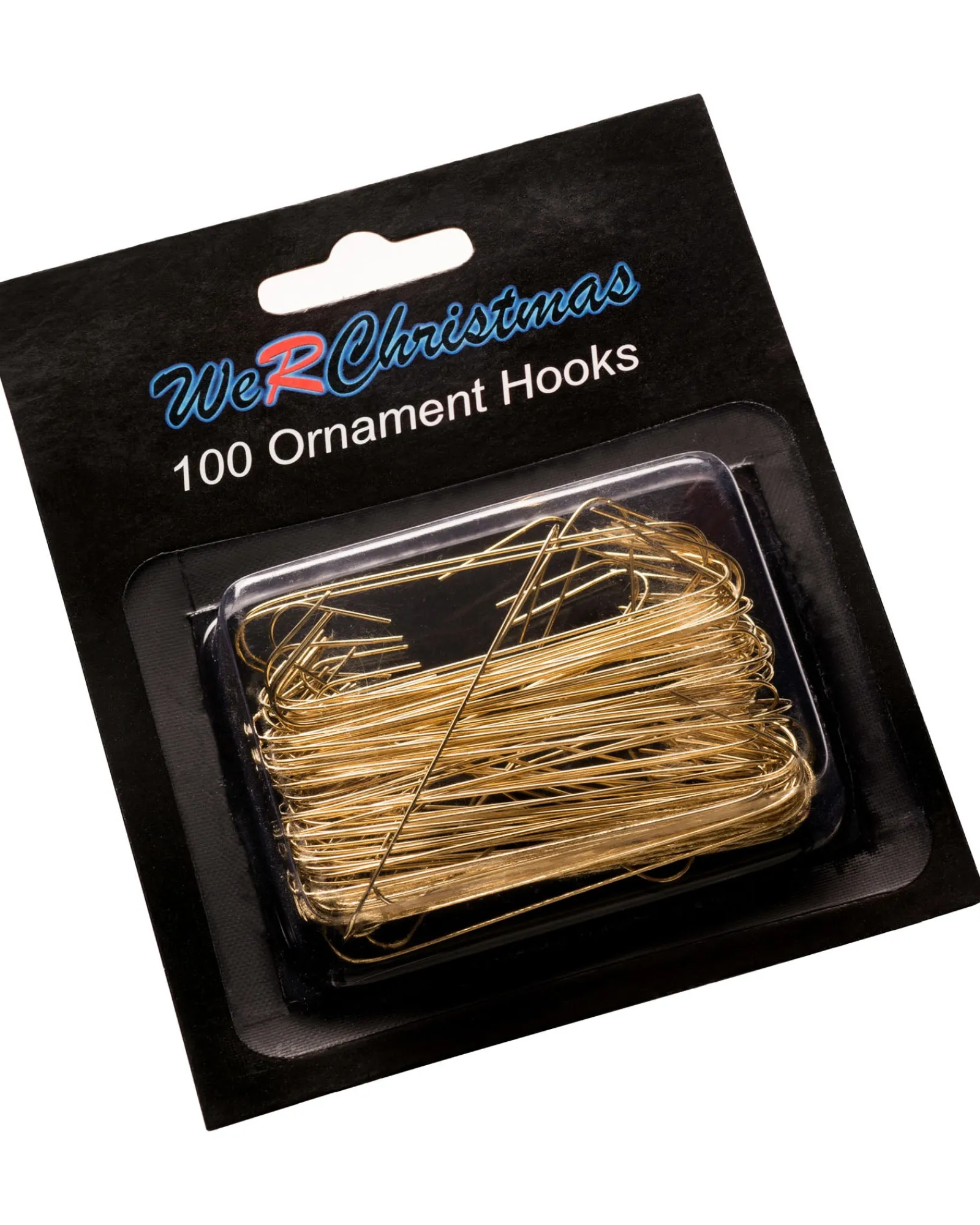 WeRChristmas Bauble Hooks^Bauble Ornament Hooks, Gold, Pack Of 100
