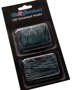 WeRChristmas Glass Baubles|Bauble Hooks^Bauble Ornament Hooks Multi Pack, Green, Pack Of 150