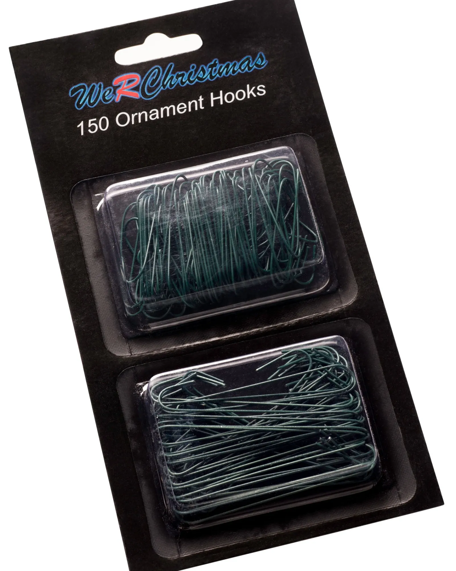 WeRChristmas Glass Baubles|Bauble Hooks^Bauble Ornament Hooks Multi Pack, Green, Pack Of 150