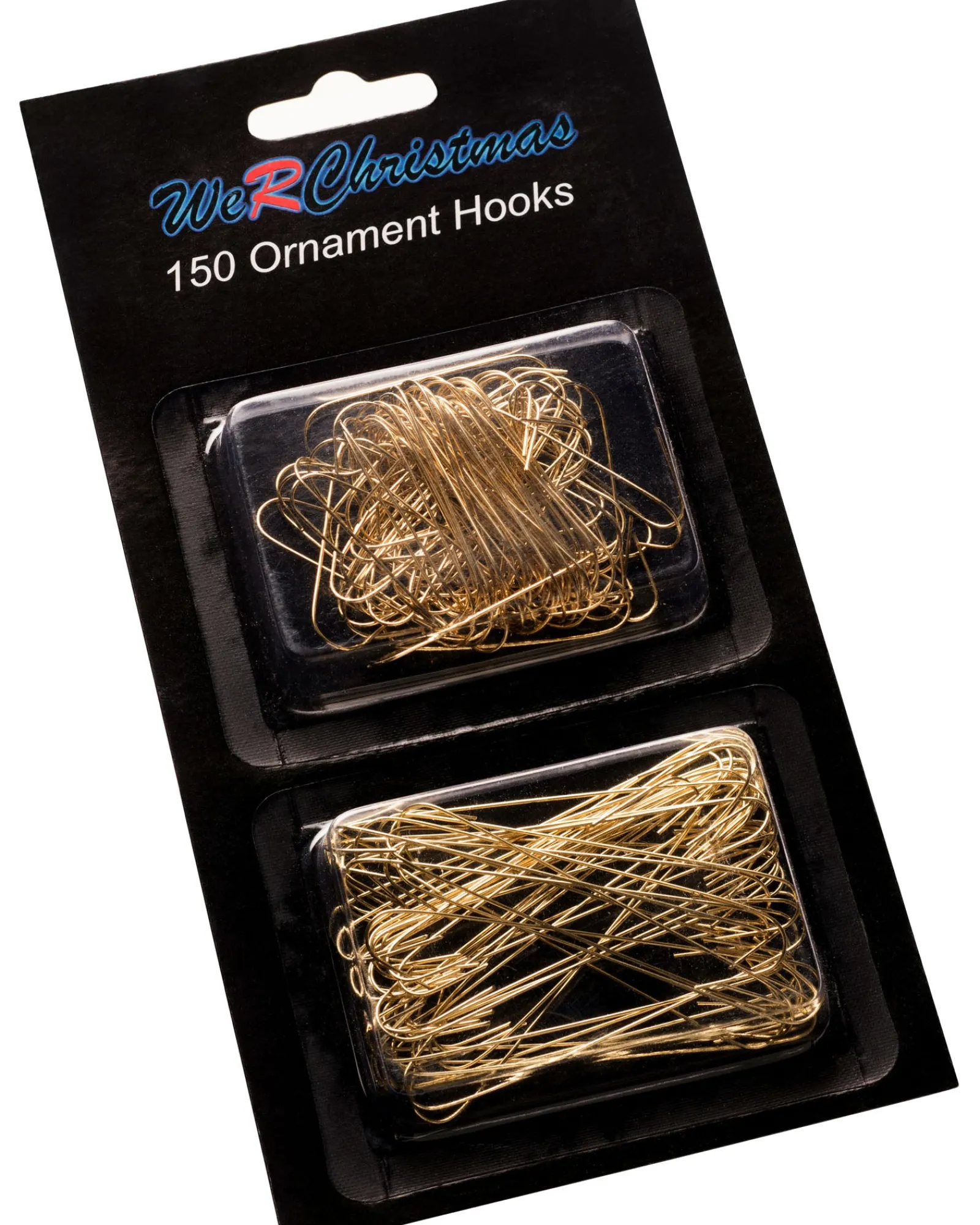 WeRChristmas Bauble Hooks^Bauble Ornament Hooks Multi Pack, Gold, Pack Of 150