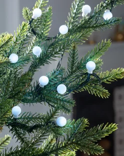 WeRChristmas Fairy Lights|Connectable Lights^Berry Multi-Function 50 LED Connectable Light String, Bright White