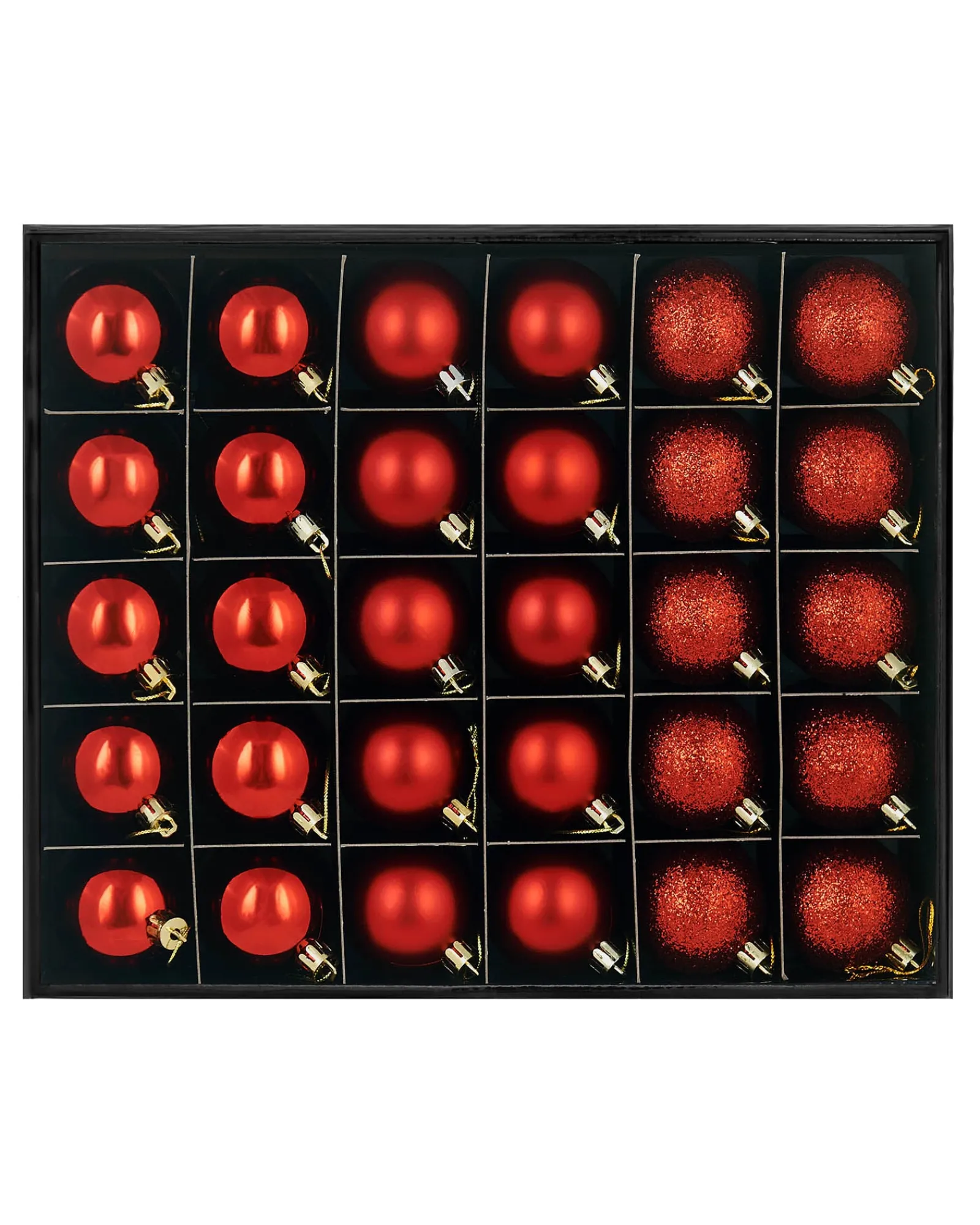 WeRChristmas Shatterproof Baubles^Christmas Red Shatterproof Bauble, 50 Pack