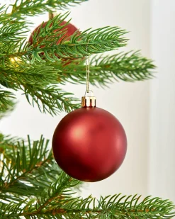 WeRChristmas Shatterproof Baubles^Christmas Red Shatterproof Bauble, 50 Pack