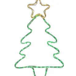 WeRChristmas Tree Silhouettes^Christmas Tree Rope Light Silhouette, 48 Cm