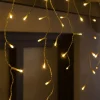 WeRChristmas Connectable Lights^Connectable Icicle 100 LED Christmas Lights, Warm White