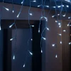 WeRChristmas Connectable Lights^Connectable Icicle 100 LED Christmas Lights, Bright White