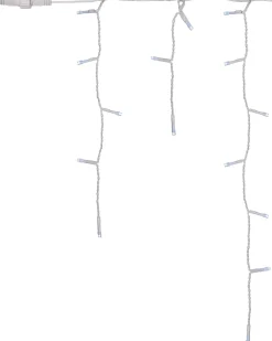 WeRChristmas Connectable Lights^Connectable Icicle 100 LED Christmas Lights, Bright White