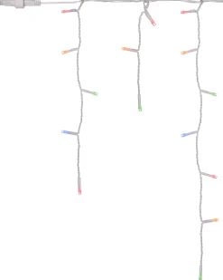 WeRChristmas Connectable Lights^Connectable Icicle 240 LED Christmas Lights, Multi-Coloured