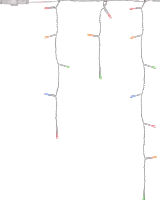 WeRChristmas Connectable Lights^Connectable Icicle 240 LED Christmas Lights, Multi-Coloured
