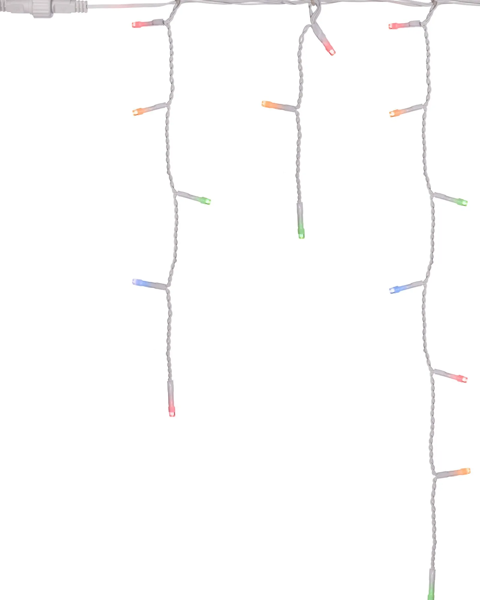 WeRChristmas Connectable Lights^Connectable Icicle 240 LED Christmas Lights, Multi-Coloured
