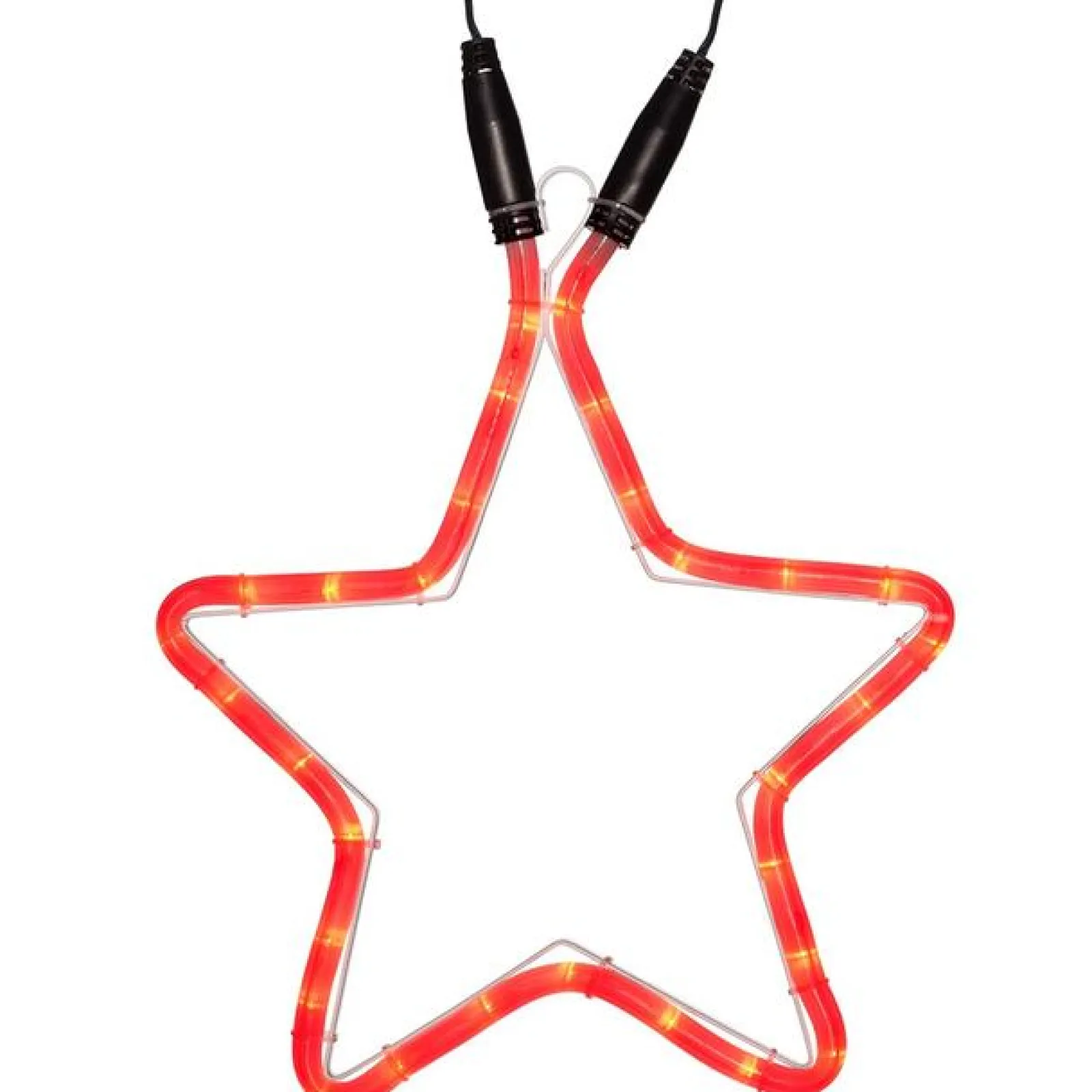 WeRChristmas Connectable Lights^Connectable Star Rope Light Silhouette, Red, 32 Cm