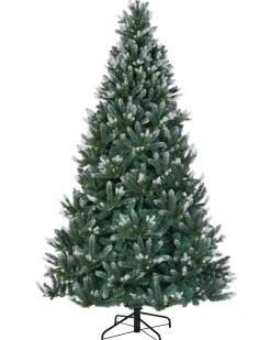 WeRChristmas Premium Christmas Trees|Snow Flocked Christmas Trees^Evergreen Snow Flocked Tip Christmas Tree, 7 Ft