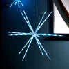WeRChristmas Festive Star, Snowflake & Sign Lights^Hanging Starburst Decoration, Ice White, 51 Cm