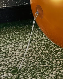 WeRChristmas Inflatables|Outdoor Inflatable Baubles^Inflatable Christmas Bauble, Gold, 45 Cm