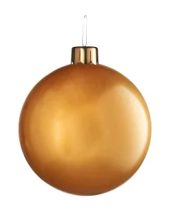 WeRChristmas Inflatables|Outdoor Inflatable Baubles^Inflatable Christmas Bauble, Gold, 45 Cm