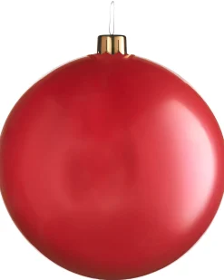 WeRChristmas Inflatables|Outdoor Inflatable Baubles^Inflatable Christmas Bauble, Red, 76 Cm