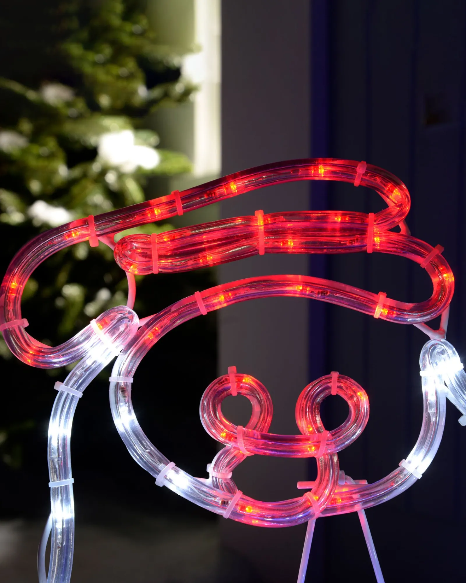 WeRChristmas Christmas Characters^LED Santa Rope Light Window Silhouette, 61 Cm