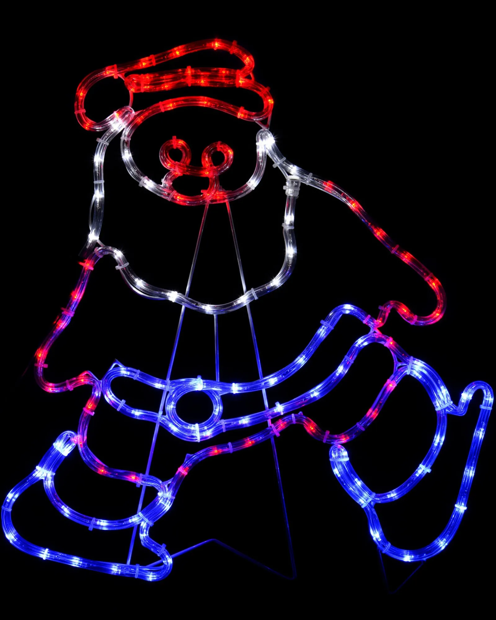 WeRChristmas Christmas Characters^LED Santa Rope Light Window Silhouette, 61 Cm