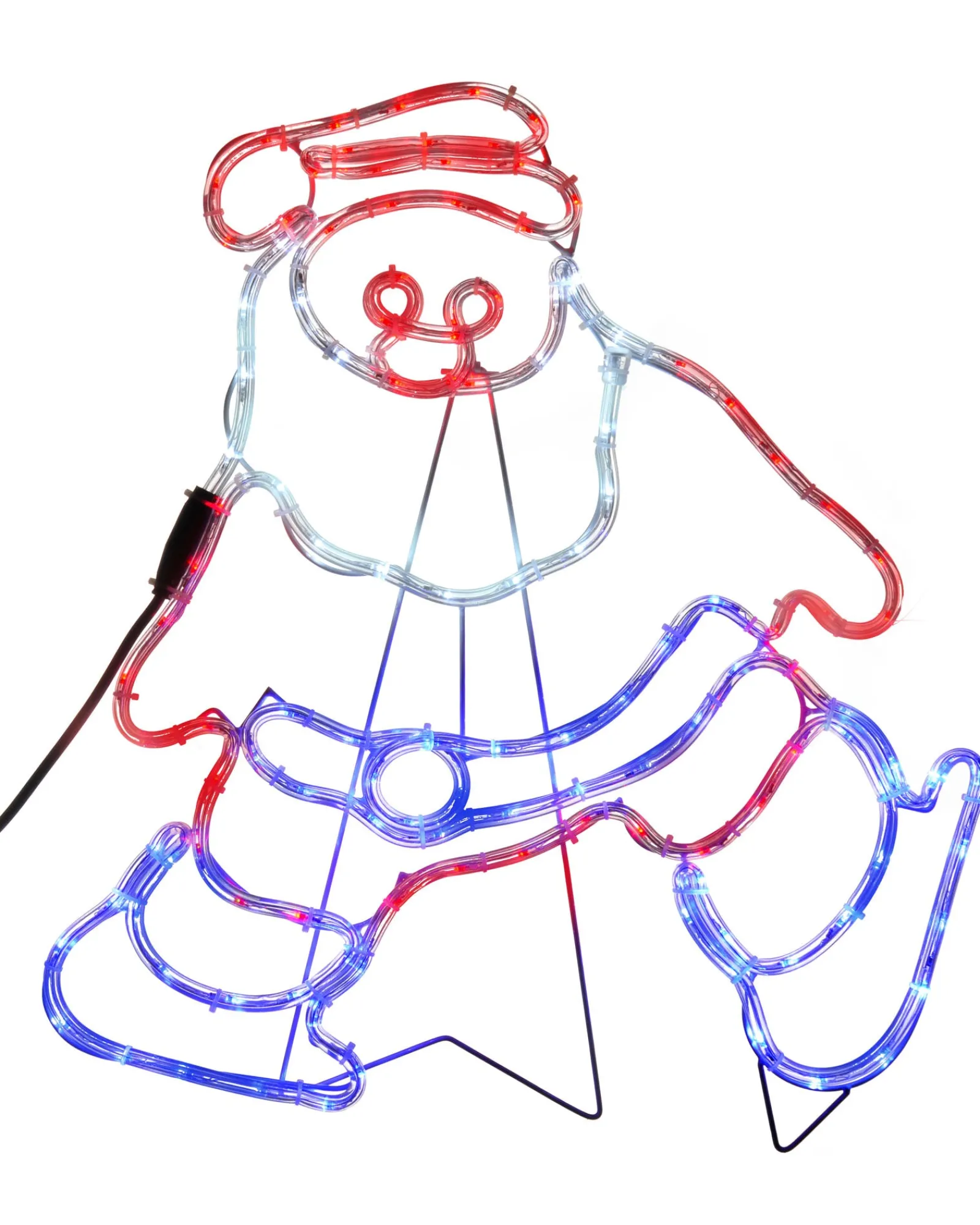 WeRChristmas Christmas Characters^LED Santa Rope Light Window Silhouette, 61 Cm