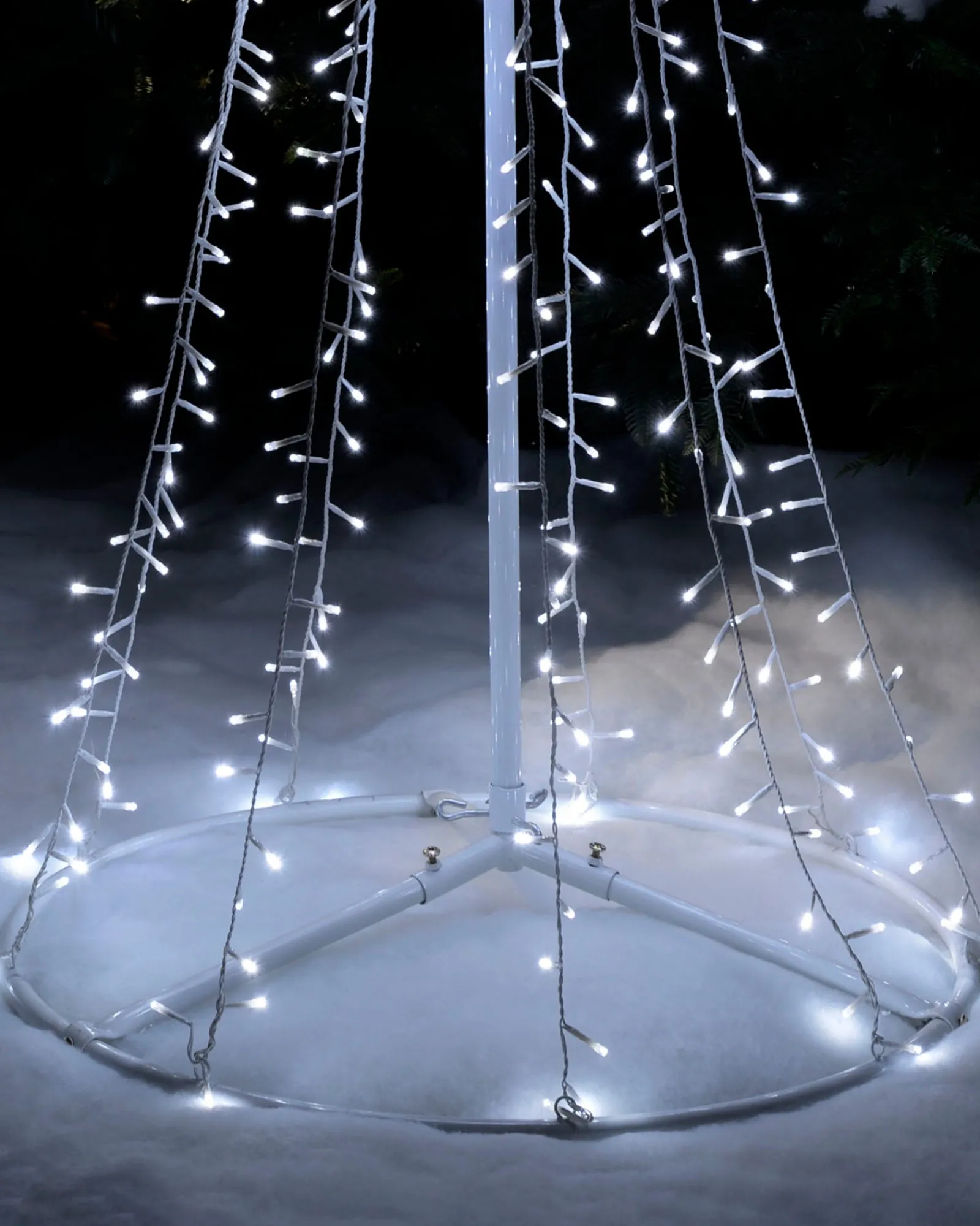 WeRChristmas Tree Silhouettes^LED Waterfall Pop-Up Christmas Tree, 200 Cm
