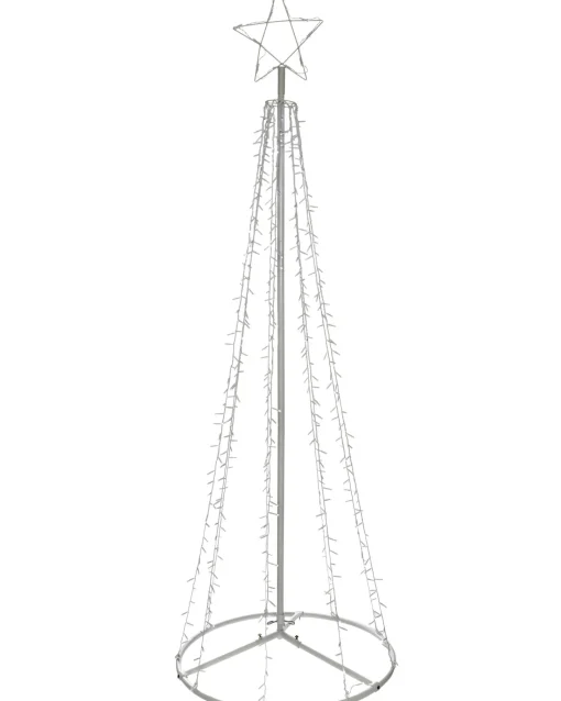 WeRChristmas Tree Silhouettes^LED Waterfall Pop-Up Christmas Tree, 200 Cm
