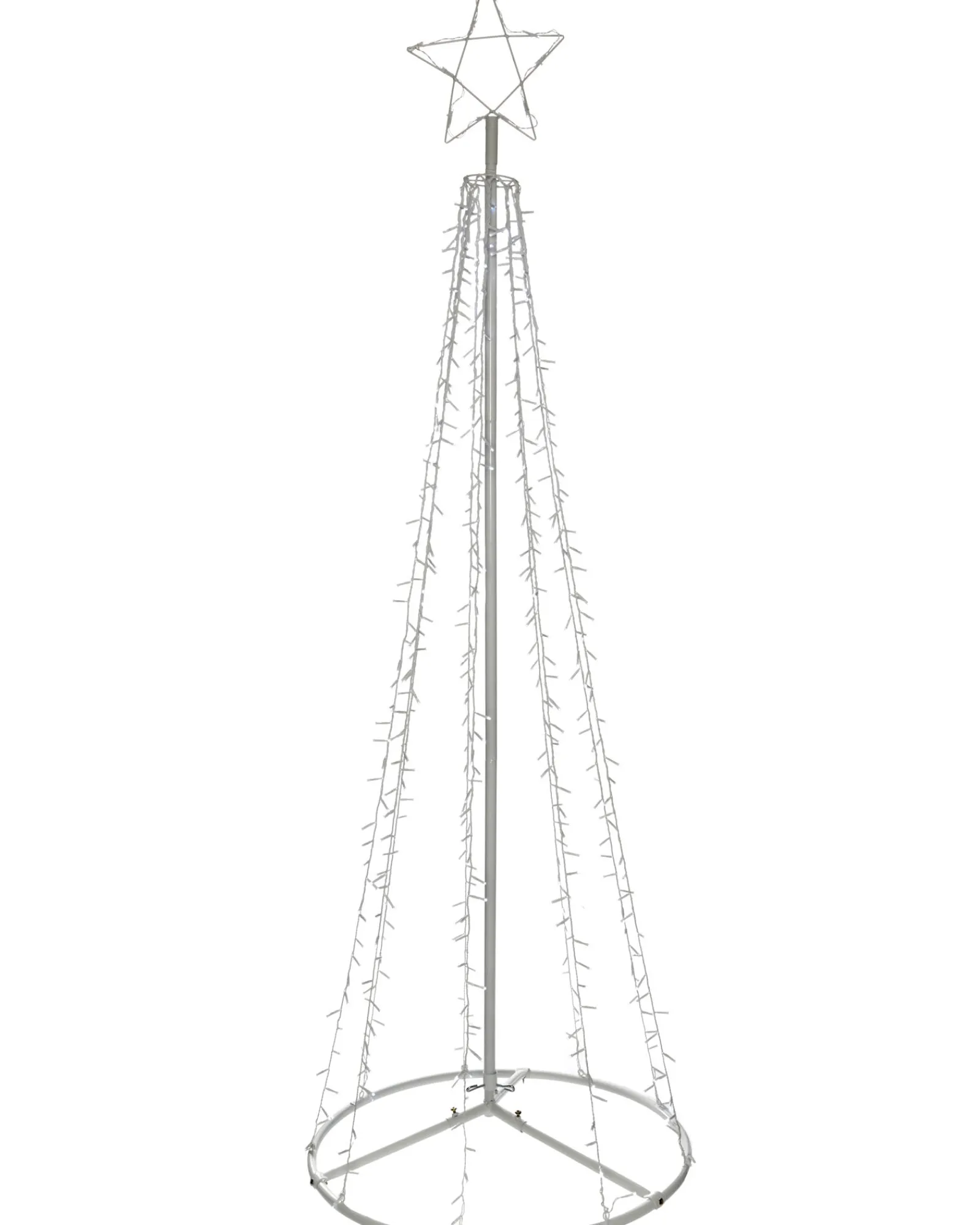 WeRChristmas Tree Silhouettes^LED Waterfall Pop-Up Christmas Tree, 200 Cm