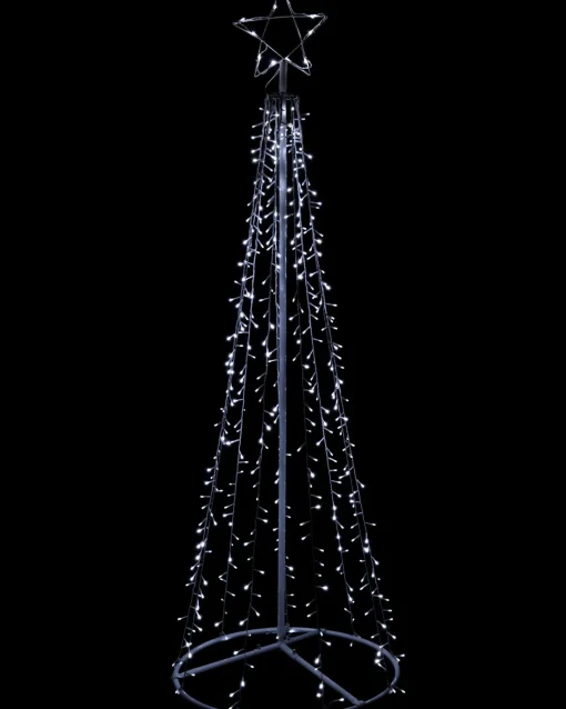 WeRChristmas Tree Silhouettes^LED Waterfall Pop-Up Christmas Tree, 200 Cm
