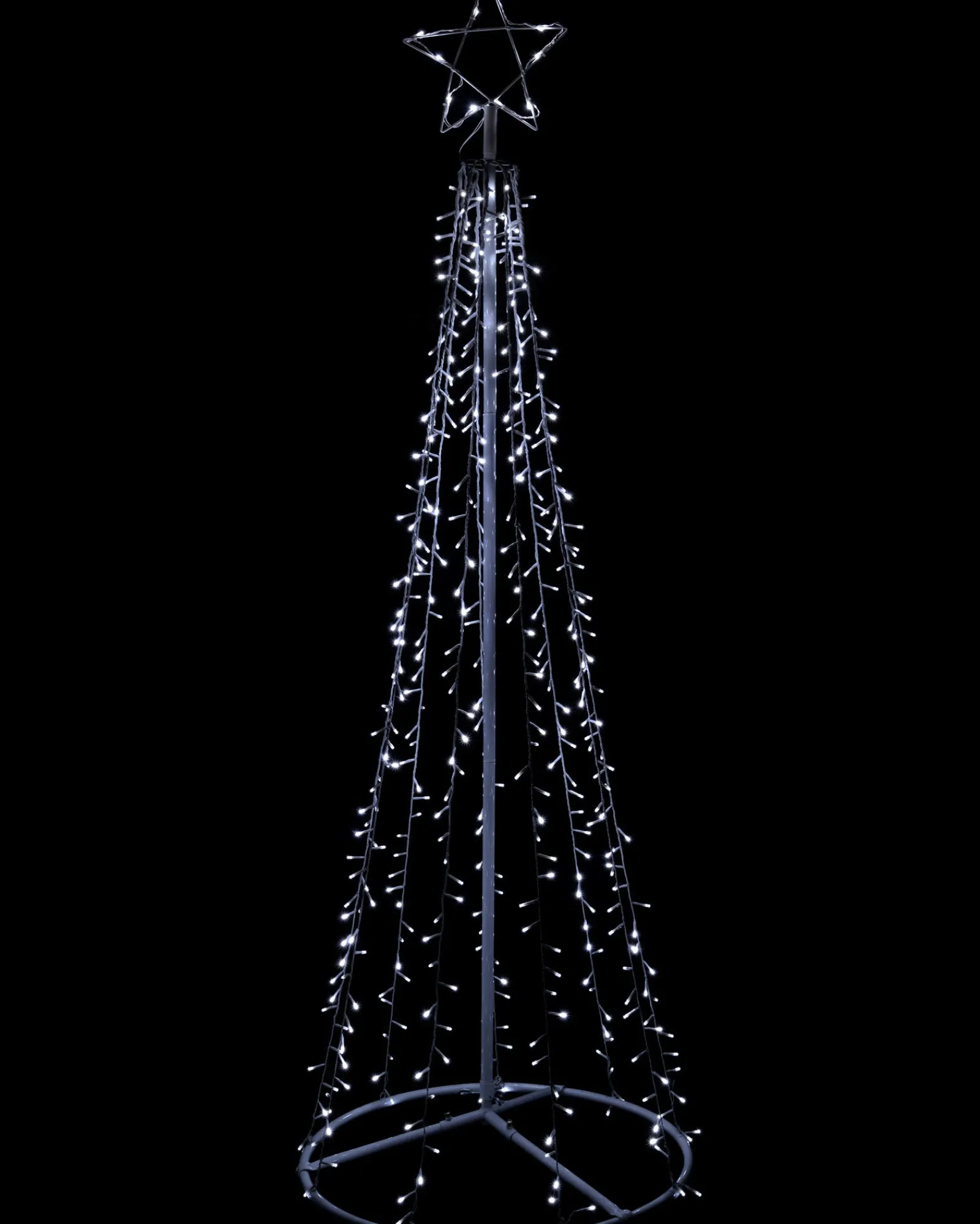 WeRChristmas Tree Silhouettes^LED Waterfall Pop-Up Christmas Tree, 200 Cm