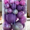 WeRChristmas Shatterproof Baubles^Lilac Shatterproof Baubles, 50 Pack