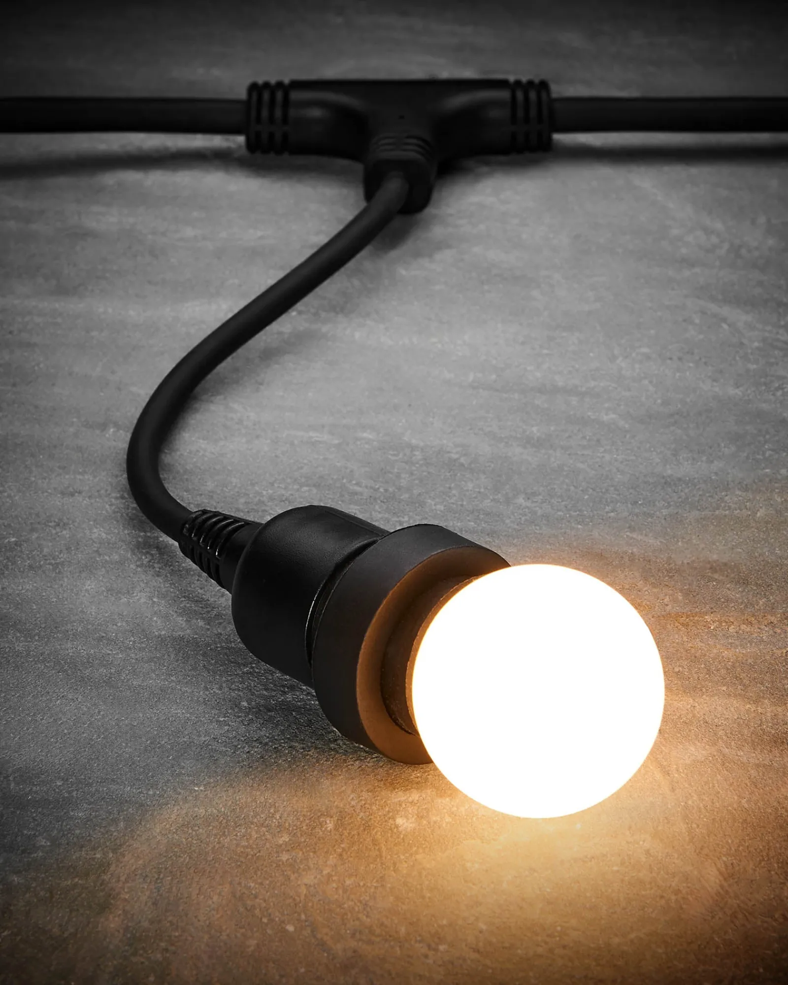 WeRChristmas Link Festoon|Festoon Lights^LINK FESTOON E27 Long Drop Belt, Connectable, 10 Sockets, 50 Cm Spacing