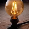 WeRChristmas Link Festoon|Festoon Lights^LINK FESTOON 4W E27 Dimmable Globe Filament LED Bulb, Warm White