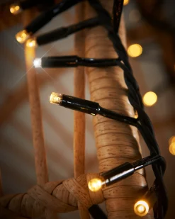 WeRChristmas Link Pro|Cluster Lights^LINK PRO LED Cluster Lights, Black Cable, Warm White / White