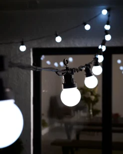 WeRChristmas Link Pro|Festoon Lights^LINK PRO LED Festoon Lights, Black Cable, White