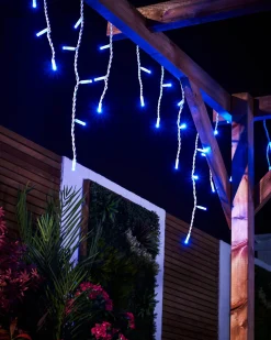 WeRChristmas Link Pro|Icicle Lights^LINK PRO LED Icicle Lights, Blue
