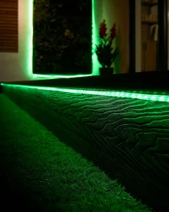 WeRChristmas Link Pro|Connectable Lights^LINK PRO Strip Light, Made To Measure, Green