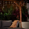 WeRChristmas Link Pro|Icicle Lights^LINK PRO Twinkling LED Icicle Lights, Warm White / White