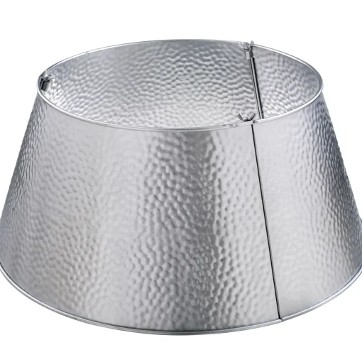 WeRChristmas Skirts & Collars^Metal Tin Tree Collar, Silver, 55 Cm