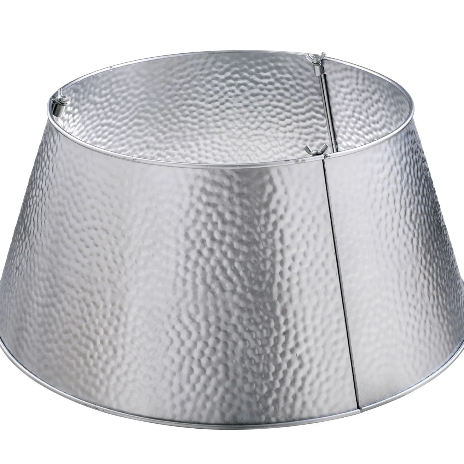 WeRChristmas Skirts & Collars^Metal Tin Tree Collar, Silver, 55 Cm