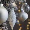 WeRChristmas Glass Baubles^Moonbeam Glass Baubles, 20 Pack