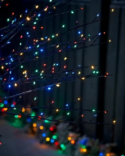 WeRChristmas Tree Silhouettes^Multi-Coloured Twig Tree, 6 Ft