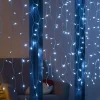 WeRChristmas Connectable Lights^Multi-Function 500 LED Connectable Curtain Light String, Bright White